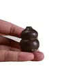 Colgante de Calabaza Redonda Gruesa de Sándalo Tallado, Adorno Creativo de Mano para la Buena Fortuna, Artículo Decorativo para Jugar y Sostener, Decoración Colgante para Coche para las Cinco Bendiciones