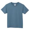 Algodão tamanho europeu 210g pesado solto algodão cor sólida respirável camiseta personalizada gola redonda manga curta europeu e americano comércio exterior