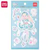 Serie de Pegatinas de Dibujos Animados Deli: Pegatinas Divertidas para la Vida Estudiantil y de Jardín de Infancia, Decoración DIY para Diarios, Pegatinas Lindas