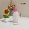 Frasco de Loção Personalizado de 60ml, Frasco de Plástico PE, Frasco Portátil de Água Floral Anti-Picadas de Mosquito e Anti-Coceira, Frasco de Álcool em Gel com Tampa Flip-Top