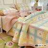 INS Corea del Sur tatami de algodón de doble cara, funda de cama de tres piezas, sábana acolchada de algodón de una sola pieza, Four Seasons Universal