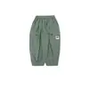 Roupas Combinando Pai e Filho: Calças para Meninas 2026 Outono Novo Estilo Calças Jogger Largas Infantis, Calças Cargo Macias e Amigáveis à Pele para Meninas