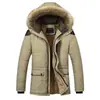 Ropa de Invierno Transfronteriza AliExpress 2026: Abrigo de Algodón de Longitud Media para Hombre, Forro Polar, Engrosado, Tallas Grandes, Chaqueta de Algodón Cálida para Personas de Mediana Edad y Mayores