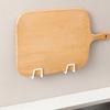 Estante para lavabo de gabinete multifuncional, estante para almacenar tablas de cortar, estante para tapas de ollas, estante para tablas de cortar montado en la pared, estante de cocina sin perforaciones para el hogar