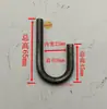 Gancho en U de Hierro Sólido Gancho en J Ojal de Elevación q235 Arco Semicircular Soldado Forma Irregular Barra de Hierro Cantidad Completa