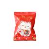 Bolsa de embalaje crujiente con forma de copo de nieve de Año Nuevo, máquina para sellar galletas de gato de la suerte rojo, bolsa para hornear turrón, bolsa de dulces al por mayor