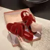 Pantuflas peludas 2026 otoño e invierno nuevo estilo para mujer, a la moda y trendy, pantuflas planas sin cordones ultra suaves casuales de alta gama