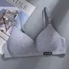 Novedades de Primavera y Verano: Sujetador de Costilla Estilo Parque de Diversiones para Niñas, Sin Aros, Cómodo, Sin Costuras, Push-Up, Ropa Interior con Copa Fina de Algodón