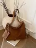 Bolso Retro Mate para Mujer Estilo Commuter 2025 Nueva Moda Bolso de Hombro de Gran Capacidad Bolso Cruzado Niche para Commuter