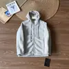 Capas para exteriores en otoño e invierno: chaqueta unisex con capucha gruesa, cierre completo, forro polar de doble cara. 13653
