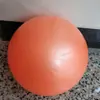 Pelota de yoga de bola de paja esmerilada, clip a prueba de explosiones en la espalda, pelota de gimnasia, pelota de fitness, pelota de Pilates, 25 cm, venta al por mayor