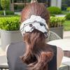 Goma de Pelo Elegante Vintage de Lunares Cuerda para el Cabello Versátil Simple Adorno para el Cabello Banda para el Cabello Accesorio Elástico Grande para el Cabello para Mujeres