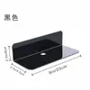 Estante de Almacenamiento de Pared Acrílico sin Perforaciones Estante Flotante Estante de Pared Montado en Pared para Cocina Baño Sala de Estar Estante de Almacenamiento de Pared