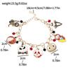 Pulsera de Halloween transfronteriza con combinación creativa de dibujos animados, lazo, calavera, fantasma, calabaza, mueca y cereza