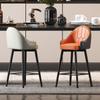 Taburete de Bar, Silla Elevable de Bar, Lujo Ligero con Respaldo, Taburete Alto Moderno Minimalista para el Hogar, Recepción, Mostrador de Caja, Bar