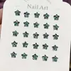 Nueva Resina Hielo Transparente Estampado Leopardo Corazón Estrella Manicura DIY Funda para Teléfono Móvil Accesorios para el Cabello Joyería Materiales Accesorios
