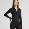 Jaqueta de Yoga Justa com Cintura Marcada e Estampa Espinha de Peixe Conjunto de Calça Legging de Yoga de Cintura Alta Levanta Bumbum Peach Buttocks Emagrecedor