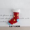 Serie navideña Calcetines de Papá Noel accesorios de resina de muñeco de nieve materiales de decoración navideña para funda de teléfono DIY accesorios para el cabello