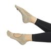 Calcetines de Yoga, Calcetines Antideslizantes de Pilates, Calcetines de Dedos Separados, Calcetines de Algodón Puro sin Espalda para Mujer de Cinco Dedos, Calcetines Deportivos para Fitness en Interiores