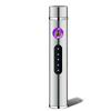 JL113-1 encendedor de doble arco de carga encendedor de metal portátil para coche carga USB encendedor electrónico de cigarrillos
