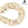 Jinghui DIY acessórios artesanais com contas cristal de cabelo dourado natural irregular com formato 4m-8m joias semiacabadas contas soltas