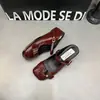 Aumento de Altura Interna de 5cm, Meia-Pantufa Fechada Estilo Coreano Estilo Francês para Mulheres, Novas Sandálias Versáteis Slip-On de Primavera e Verão