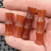 Ágata Alxa Bambu Jade Contas Soltas Redmi Festival Alto Passe-partout Pulseira Colar Acessórios de Joias Contas