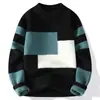 Geração de comércio exterior transfronteiriço Explosões AliExpress suéter novo outono e inverno 2024 suéter gola alta meia masculina lazer Joker