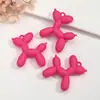 Accesorios DIY Perro Globo Acrílico Colorido Perro Globo Agujero para Colgar Cadena para Teléfono Móvil Llavero Colgante para Coche Accesorios de Joyería