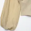 Venta Caliente Transfronteriza de AliExpress Primavera 2026 Nuevo Top de Moda para Mujer de Color Sólido con Parches Ceñidor de Cintura 4770801