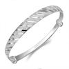 Pulsera retro de lluvia de meteoritos pulsera de temperamento para mujer flor de coche chapada en plata 925 diseño nicho joyería regalo venta al por mayor