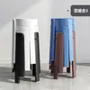 Banqueta Plástica Espessa para Uso Doméstico, Banqueta Redonda, Banqueta Alta Moderna Simples para Sala de Estar, Cadeira de Jantar Empilhável