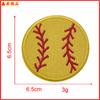 En stock toalla béisbol sóftbol voleibol baloncesto fútbol bordado chenilla parche bordado parche termoadhesivo flor bordada pegatina flor bordada fábrica