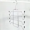 Cabide de Cinco Camadas Sem Costura para Camisetas e Camisas, Armazenamento Doméstico, Empilhável, Multicamadas, Economizador de Espaço, Cabide Antiderrapante
