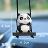 Pingente de carro panda criativo transfronteiriço Suprimentos de decoração de interiores de carro Decoração de pingente de espelho retrovisor de carro Decoração de carro
