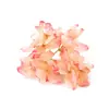Artesanato de Hortênsia com Borda Queimada Simulada DIY Flor Simulada Material Artesanal Acessórios de Cabelo Atacado Decoração de Casamento