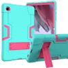 Adecuado para Lenovo Tab M10 Plus 10.6 color de contraste silicona resistente a caídas funda para tableta soporte de PC 125F carcasa protectora