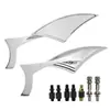 Adecuado para espejos retrovisores de motocicleta Harley, Modificación universal de espejo para motocicleta Harley con rosca inversa