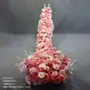 Flores Artificiales para Fiestas de Cumpleaños, Flores de Mesa tipo Cascada, Tiras de Flores Colgantes, Decoraciones para Ventanas, Arreglos Florales para Bodas, Compromisos, Ceremonias de Entrega de Coches y Flores Decorativas