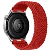 Adecuado para correa de reloj de botón Huawei GT7 Pro, correa de reloj tejida de nailon elástico de bucle único 18/22 mm