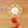 Brújula de Cobre, Espejo de Ocho Trigramas, Colgante de Espejo de Ocho Trigramas, Espejo Convexo, Adornos de Mascota para Tienda de Manualidades para el Hogar