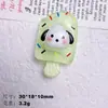 Dê uma Mordida no Sorvete de Animal Brilhante Lustroso DIY Cola de Creme Capa de Celular Acessórios de Resina para Presilha de Cabelo Headband Joias Lote
