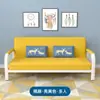 Cama Sofa Plegable Multifuncional Doble Propósito Apartamento Pequeño Sofá de Tela Habitación de Alquiler Simple Doble o Triple Sofá de Sala de Estar