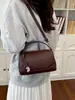 Colección de otoño 2026 transfronteriza: bolso tipo almohada retro de Boston, un bolso de hombro de nicho, minimalista y versátil para el día a día