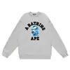 Sudadera de camuflaje de moda transfronteriza para hombre, otoño e invierno, manga larga, estampado de letras, holgada, cuello redondo, sudadera pullover para hombre