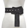 Cinto Feminino de Camurça de Algodão de Inverno Fivela de Pino de Veludo Vedação Decorativa de Cintura Cinto de Renda para Combinar com Casaco Feminino