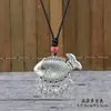 Collar de Plata Retro Xizang para Mujer Cadena Larga para Suéter Más Fácil de Combinar Sifanglaicai Candado Seguro Estilo Étnico Accesorios Literarios Colgante