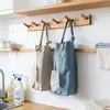 Set de Bolsas Colgantes de Lona Escandinava de Canalé de Algodón para Pañuelos Bolsas de Papel Colgantes para Pañuelos de Papel de Coche para el Hogar