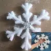 Adornos de Copo de Nieve Navideño para Actuaciones Escolares Jardín de Infancia Día del Niño Danza Adornos de Mano para Sostener en el Escenario Copo de Nieve