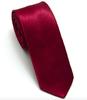 Corbata estrecha coreana de 5 cm de color liso, corbata de estudiante, corbata de negocios monocromática, corbata de hombre de varios colores.